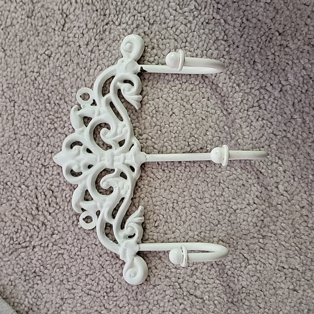 Vintage Cast Iron Bathroom Towel Hook